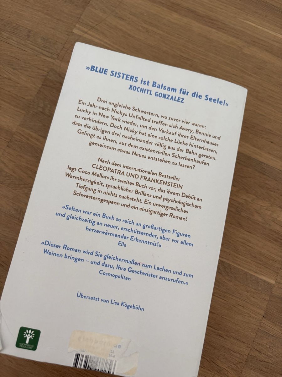 Bücher: COCO MELLORS BLUE SISTERS Roman – Gebraucht aus Embrach von ale_v5qn 2