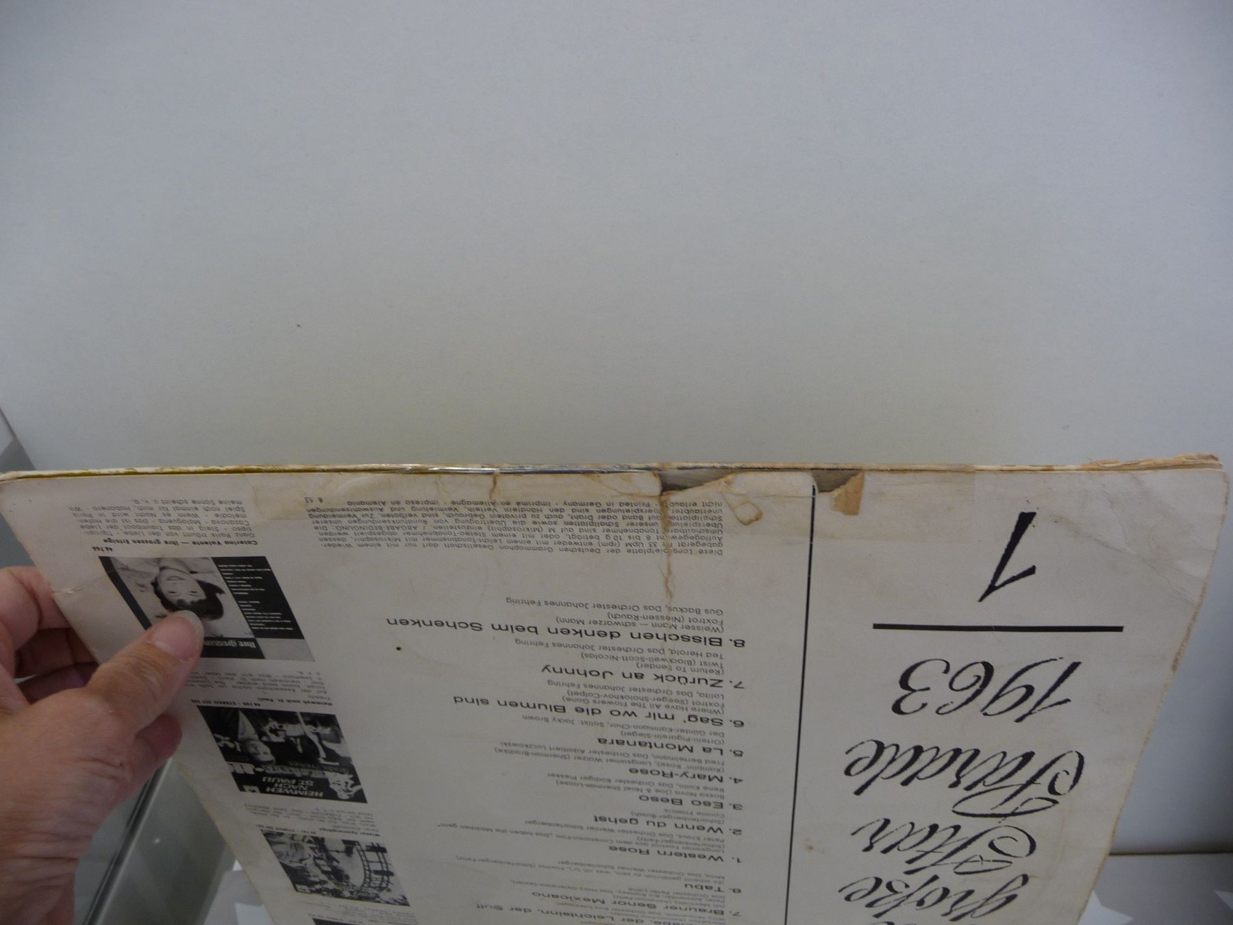 Schallplatten: LP: Die grosse Star Parade 1963 1 – Gebraucht aus Rafz von Powacaddy 4