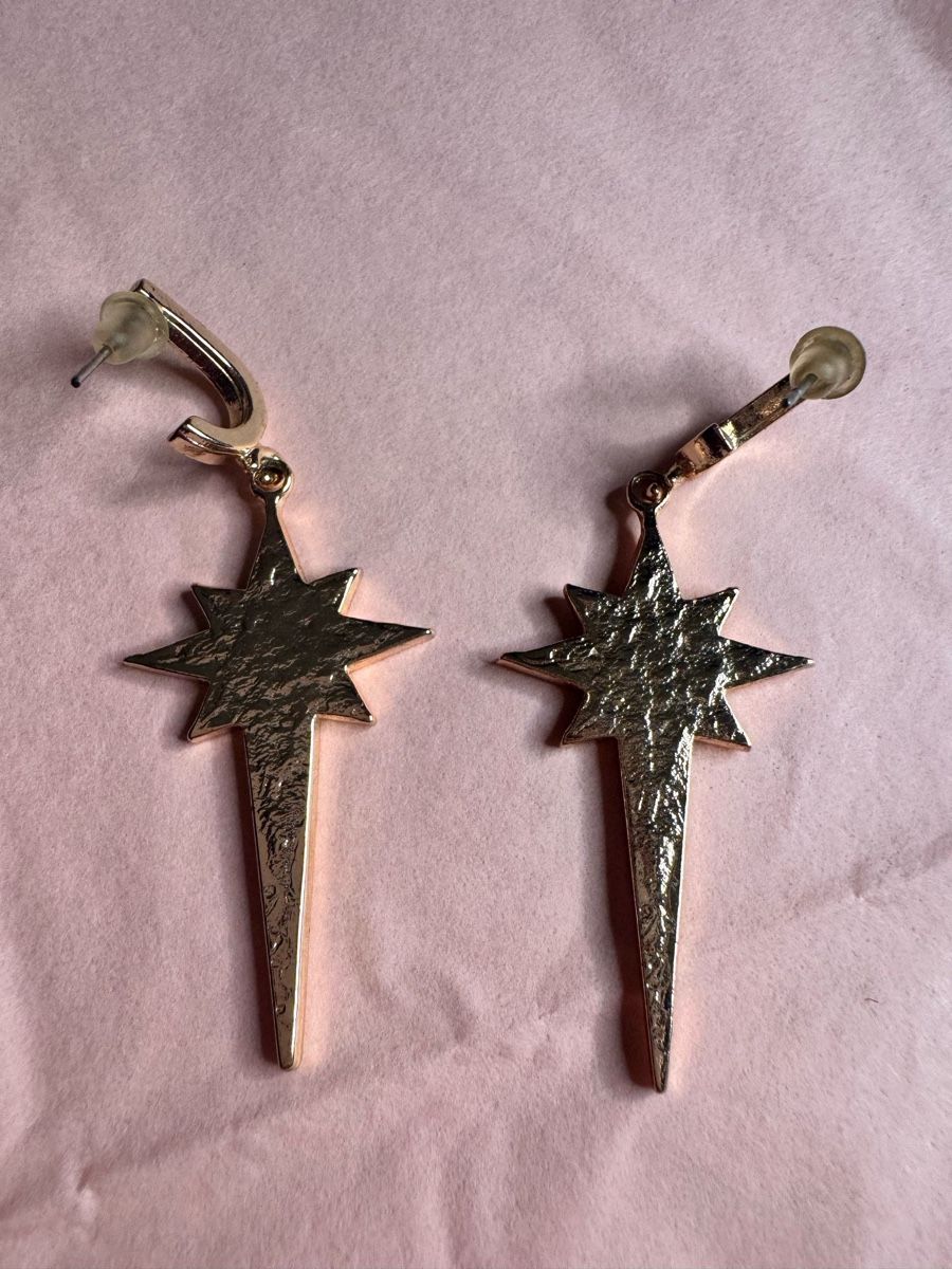 Orecchini pendenti & Orecchini a lobo: Glamouröse Stern-Ohrringe mit Strass – Nuovo e nell'imballaggio originale da Emmen venduto da tuv_dvj6 2