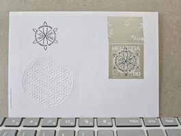 FDC Blume des Lebens aus Kleinbogen