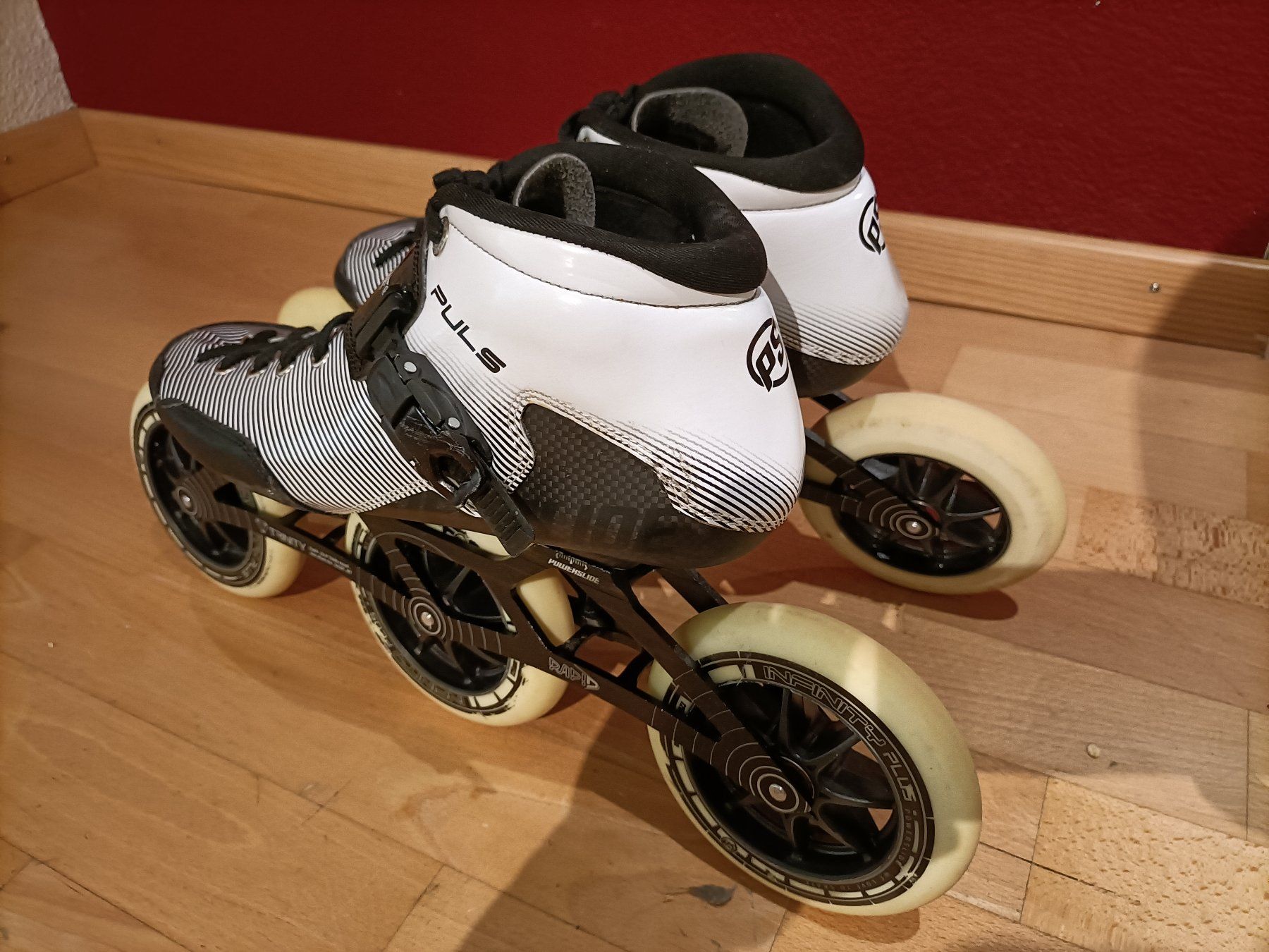 Pattini in linea & Pattini a rotelle: Powerslide PULS Inline Skates, Top Zustand, Grösse 43 – Usato da Rudolfstetten venduto da Ivost 1
