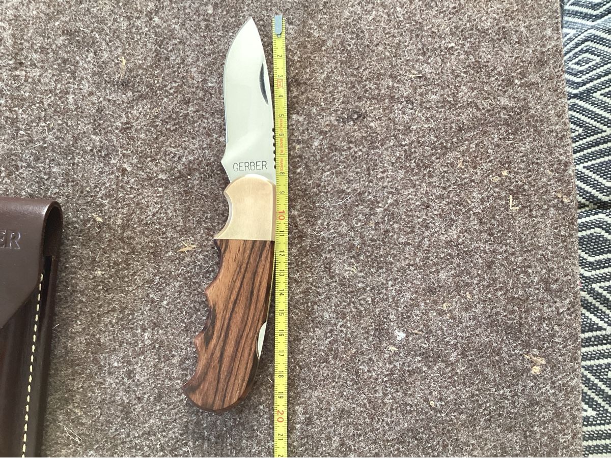 Gerber Accessori: Gerber Klappmesser mit Lederetui NEU! – Nuovo (secondo la descrizione) da Lenzburg venduto da dbr_hf8w 3