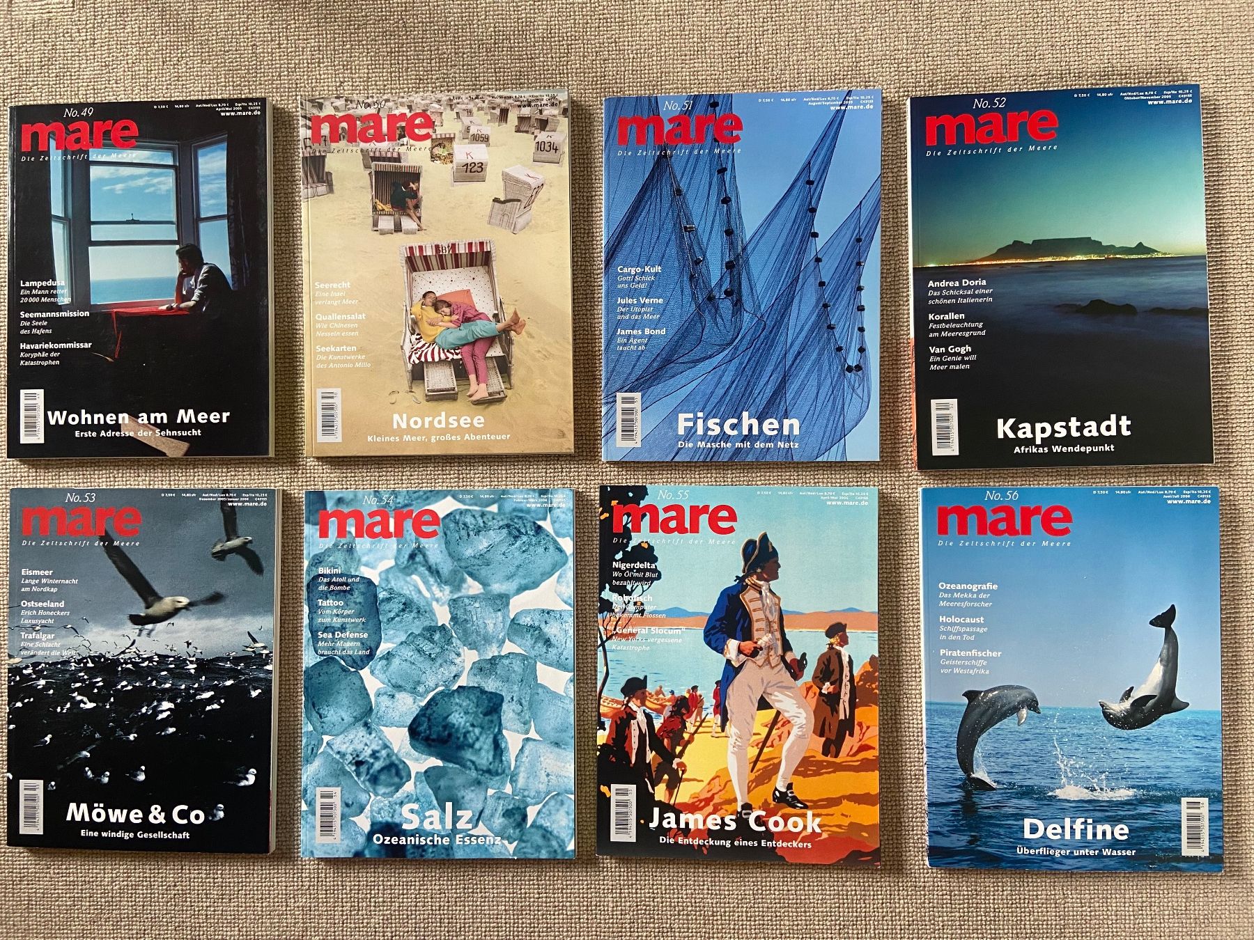 Riviste & Magazine: Mare Zeitschrift mit Nr. 1 / 56 Hefte – Nuovo (secondo la descrizione) da Muri b. Bern venduto da Sydney2002 6