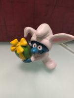 Figurine Schtroumpf Lapin de Pâques Vintage