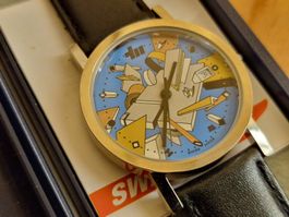 Uhr Swiss made - Lederarmband - neu