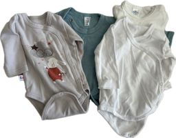 4x Baby Body langarm 56
