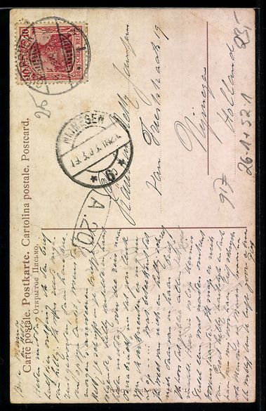 Cartoline postali: Arthur Thiele: Vermenschlichte Tiere, Ac – Usato da Berlin venduto da bartko-reher 1