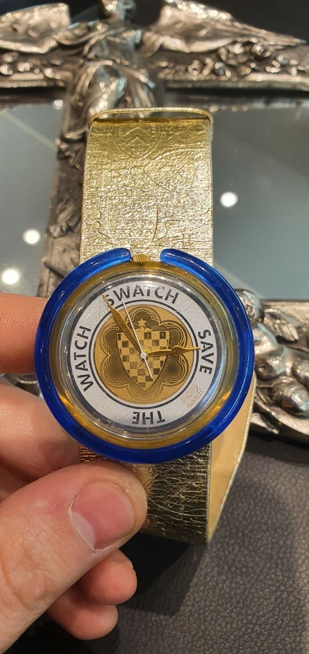 Swatch Orologi: Swatch Save Pop selten!!! GOLD pop watch – Usato da Unterägeri venduto da Altgoldschmuck 5