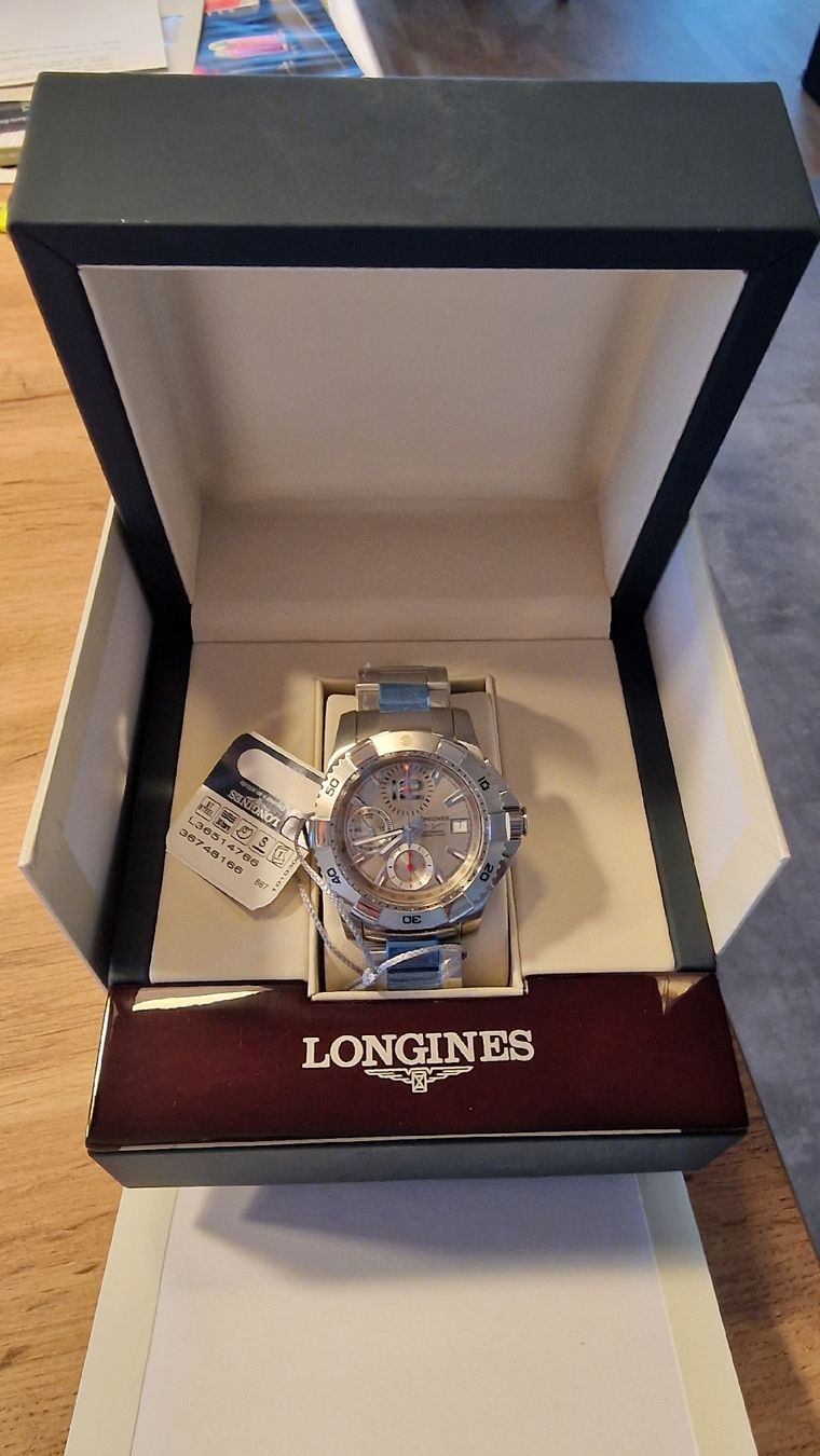 Longines Orologi: Longines HydroConquest Automatic Chronograph. JAMAIS PORTEE – Nuovo e nell'imballaggio originale da Bassins venduto da Rooikat7