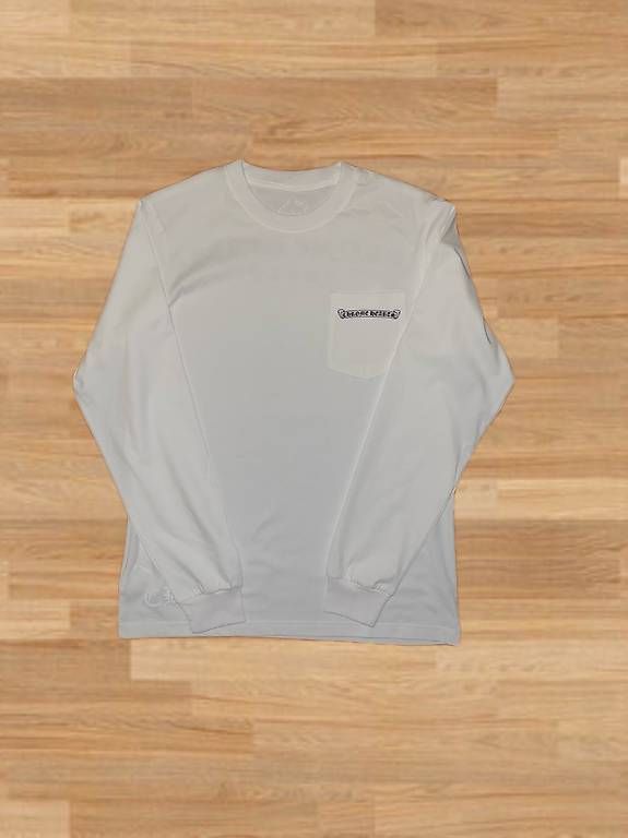 Chrome Hearts T-Shirts: Weisses CH Langarmshirt – Neu (gemäss Beschreibung) aus Basel von Eca02 1