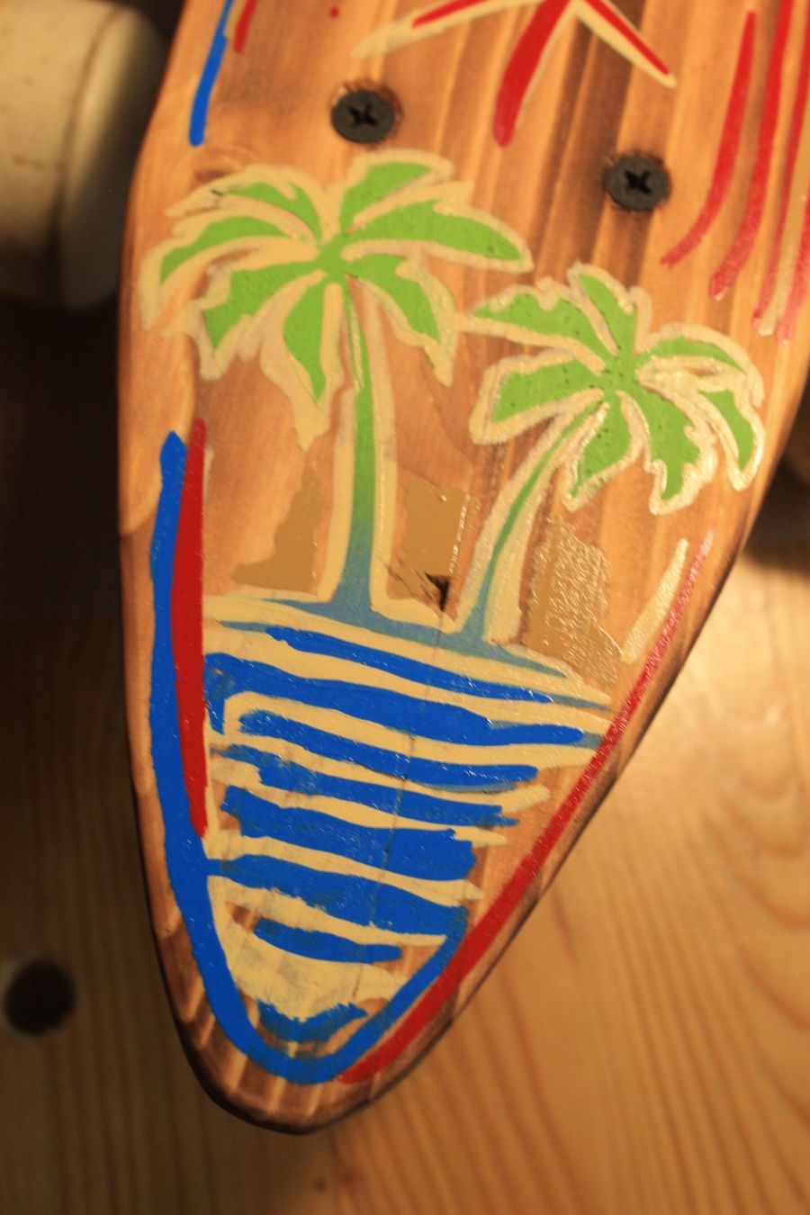 Skateboards: ALOHA TIKI Skateboard Unikat Handmade – Nuovo (secondo la descrizione) da Willisau venduto da Pzm81 3