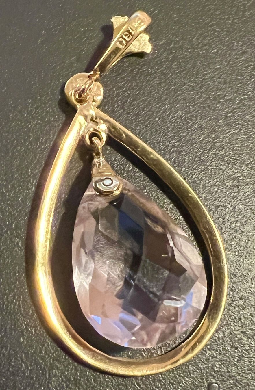 Colliers: Gold-Collier 18K mit Anhänger – D'occasion à Chur par Penting1935 5