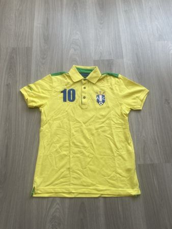 Brasilien Polo-Shirt Gelb Gr. M, Top Zustand, Sommer