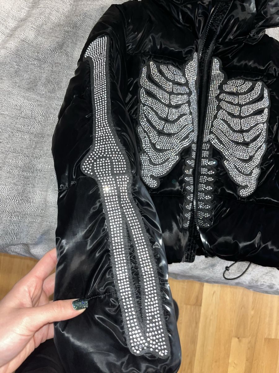Giacche: Bae Winterjacke skelett glitzer XS schwarz – Nuovo (secondo la descrizione) da Winterthur venduto da chiaraelisa93 3
