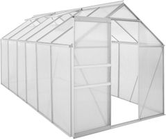Zelsius Aluminium Gewächshaus 380×190cm