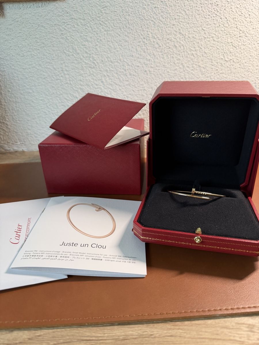 Cartier Bracciali & Braccialetti: Cartier Juste en Cloue 17 bangle – Usato da Andermatt venduto da poprostukropka 1