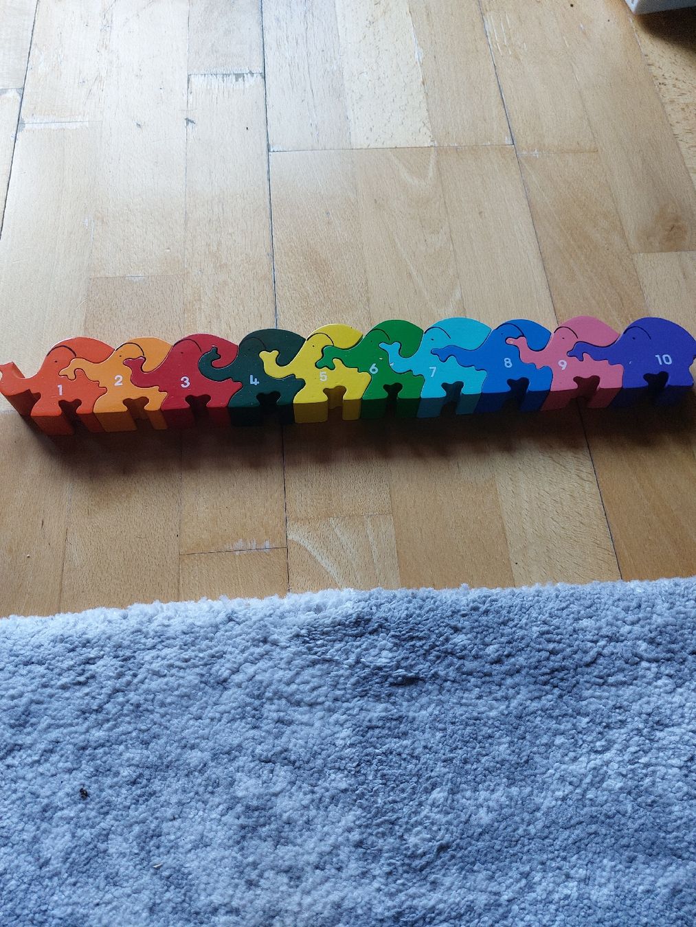 Puzzle: Putzle Holz Elefäntli 1-10 – Usato da Landquart venduto da Froneri 2
