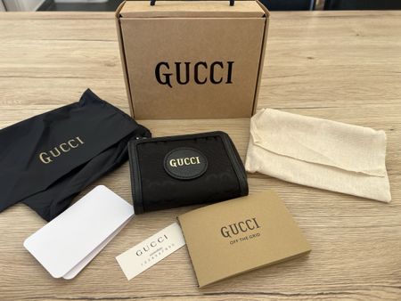 Porte-monnaie Gucci Off The Grid Noir- État neuf