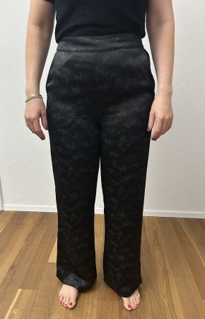 Karen by Simonsen, Damenhose schwarz Muster Grösse 36