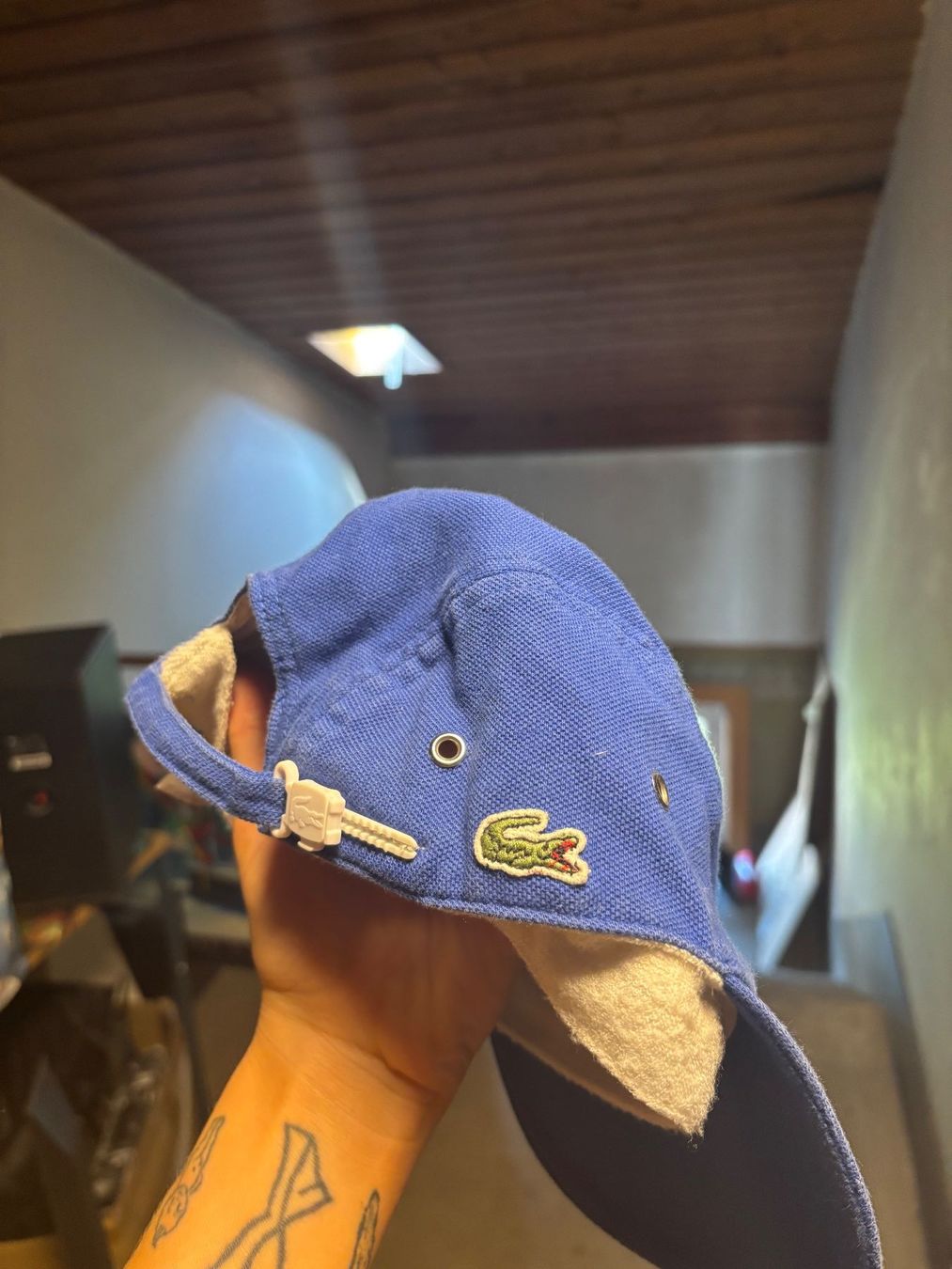 Lacoste Hüte, Mützen & Caps: Vintage Lacoste 5 Panel cap Blau – Gebraucht aus Bern von unuki