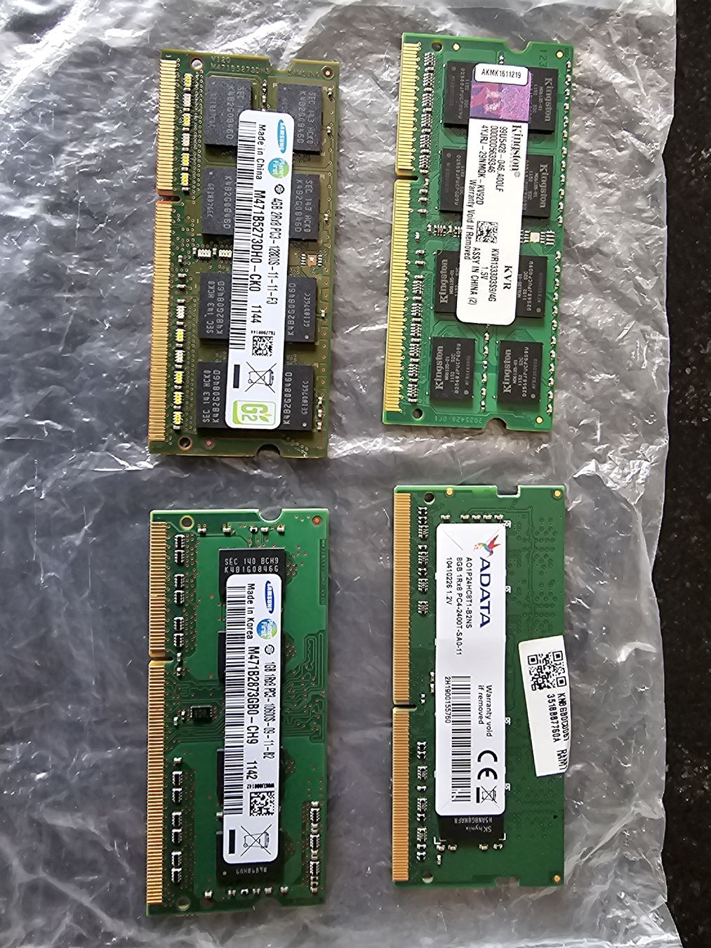 Memory / RAM: RAM Speicher 4 Stück – Gebraucht aus Stettfurt von Rockyto