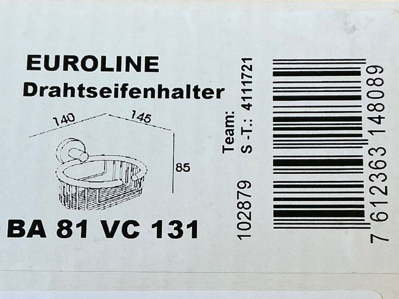 Portasapone: Bodenschatz Drahtseifenhalter – Nuovo e nell'imballaggio originale da Zug venduto da Bauteile-Zug 4