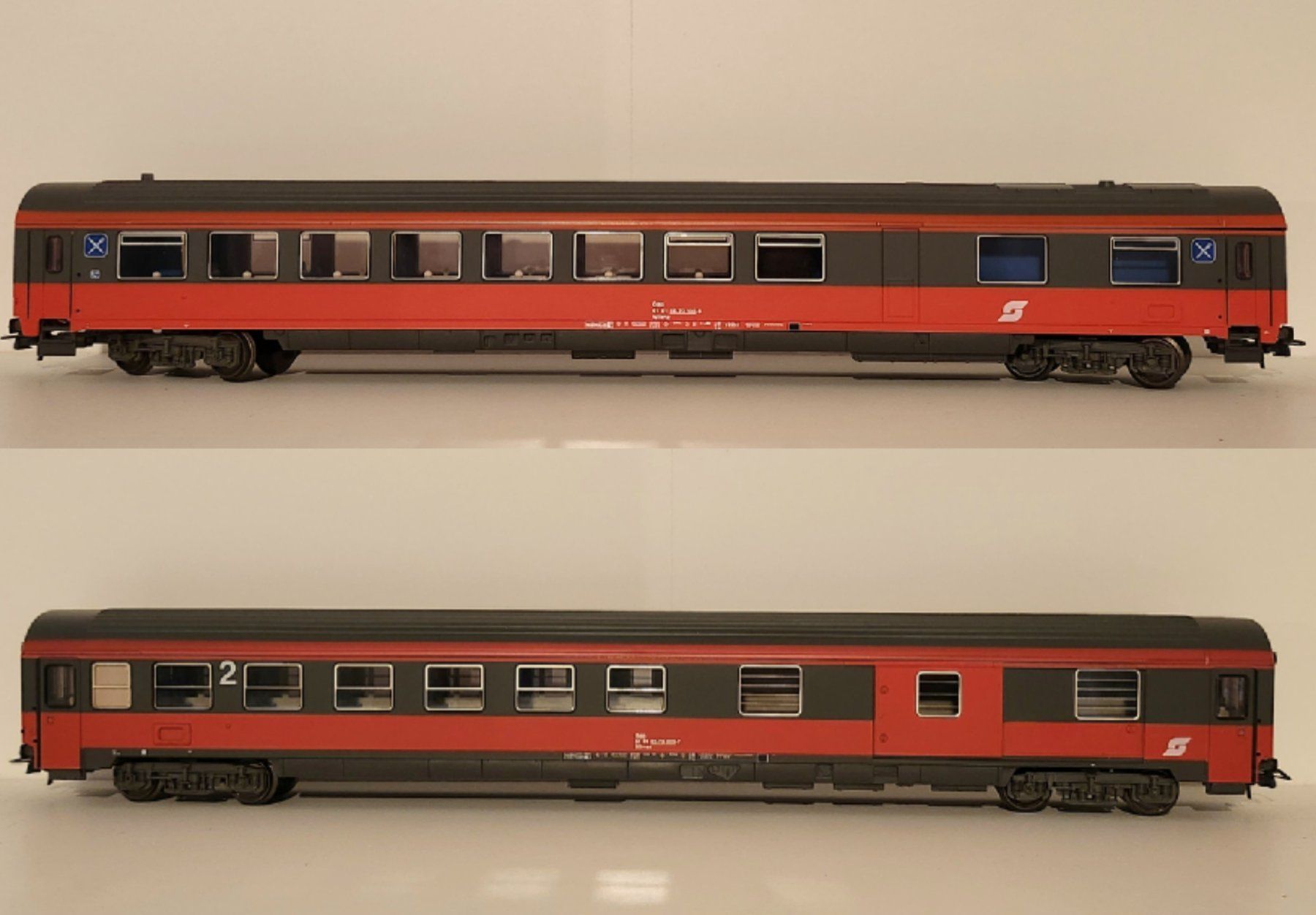 Roco Modellini di ferrovie: Roco ÖBB WRmz & BDmz, DC H0 – Usato da Wittenwil venduto da ced_q8j7