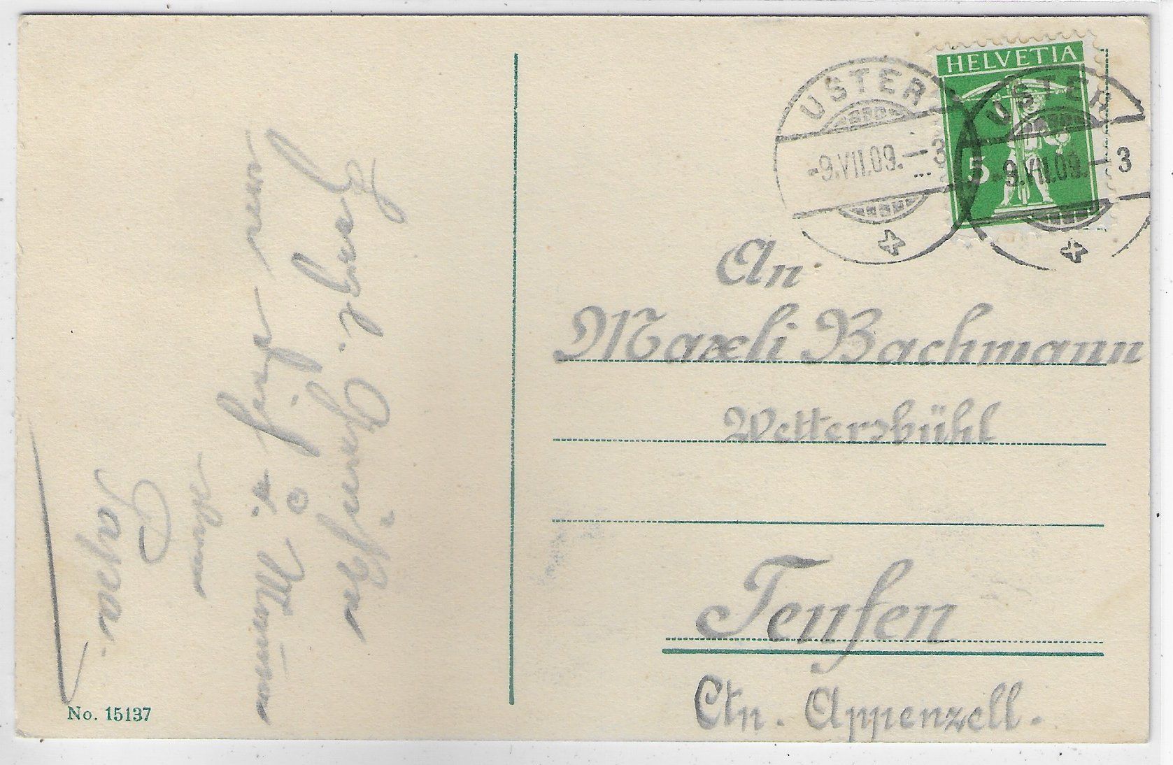 Cartoline postali: Uster - Stadtpartie – Usato da Ettingen venduto da Kartenplanet 1