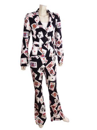 Vintage Moschino Damen Anzug 3-teilig –Gr. D40 – Defekt