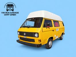 VW T3 Camper, gelb, ideales Fahrzeug für den Sommer!
