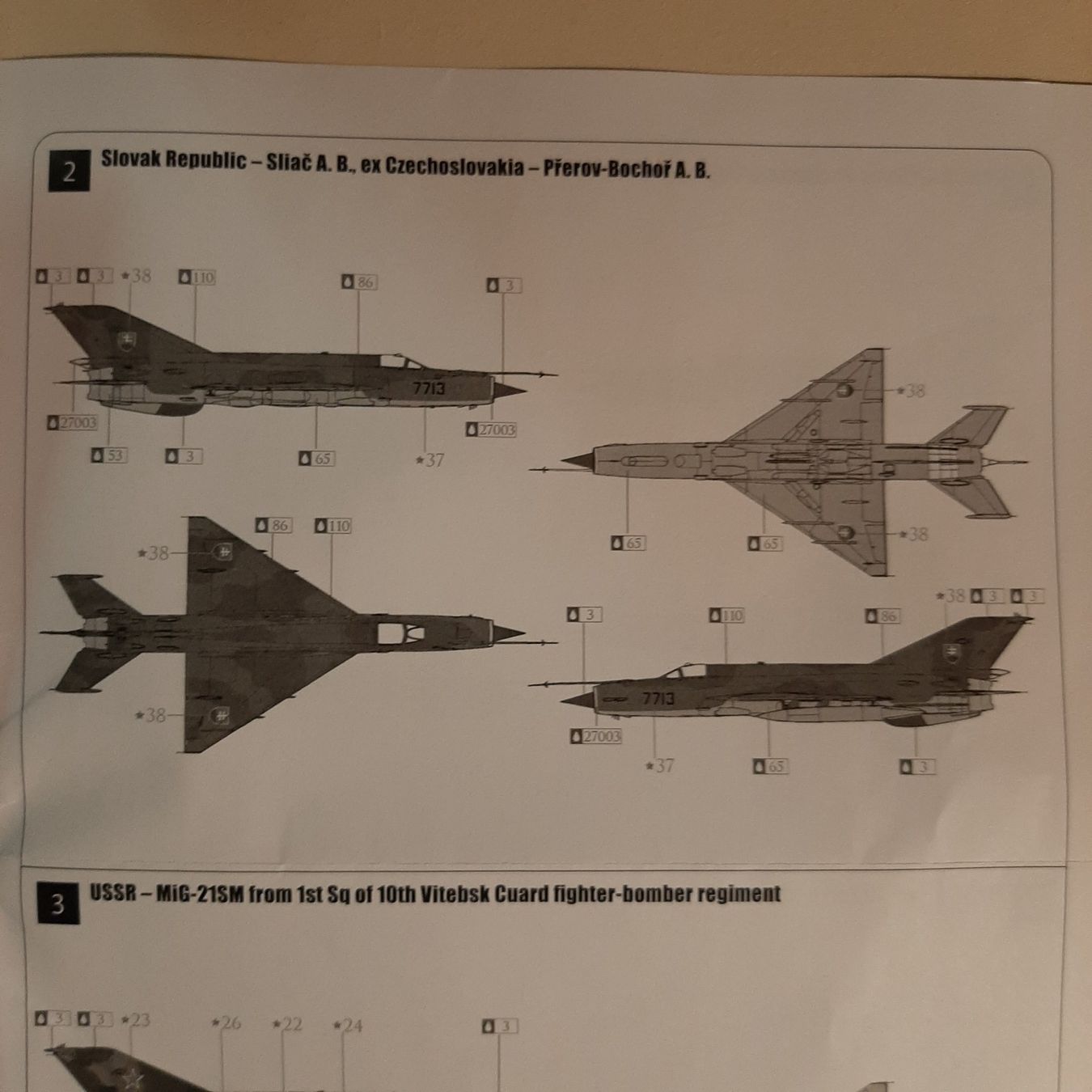 Modellbausätze & Standmodelle: 1272 ... MIG-21 MF ... SMER 0924 – Neu (gemäss Beschreibung) aus Bonstetten von Benibanny59 2