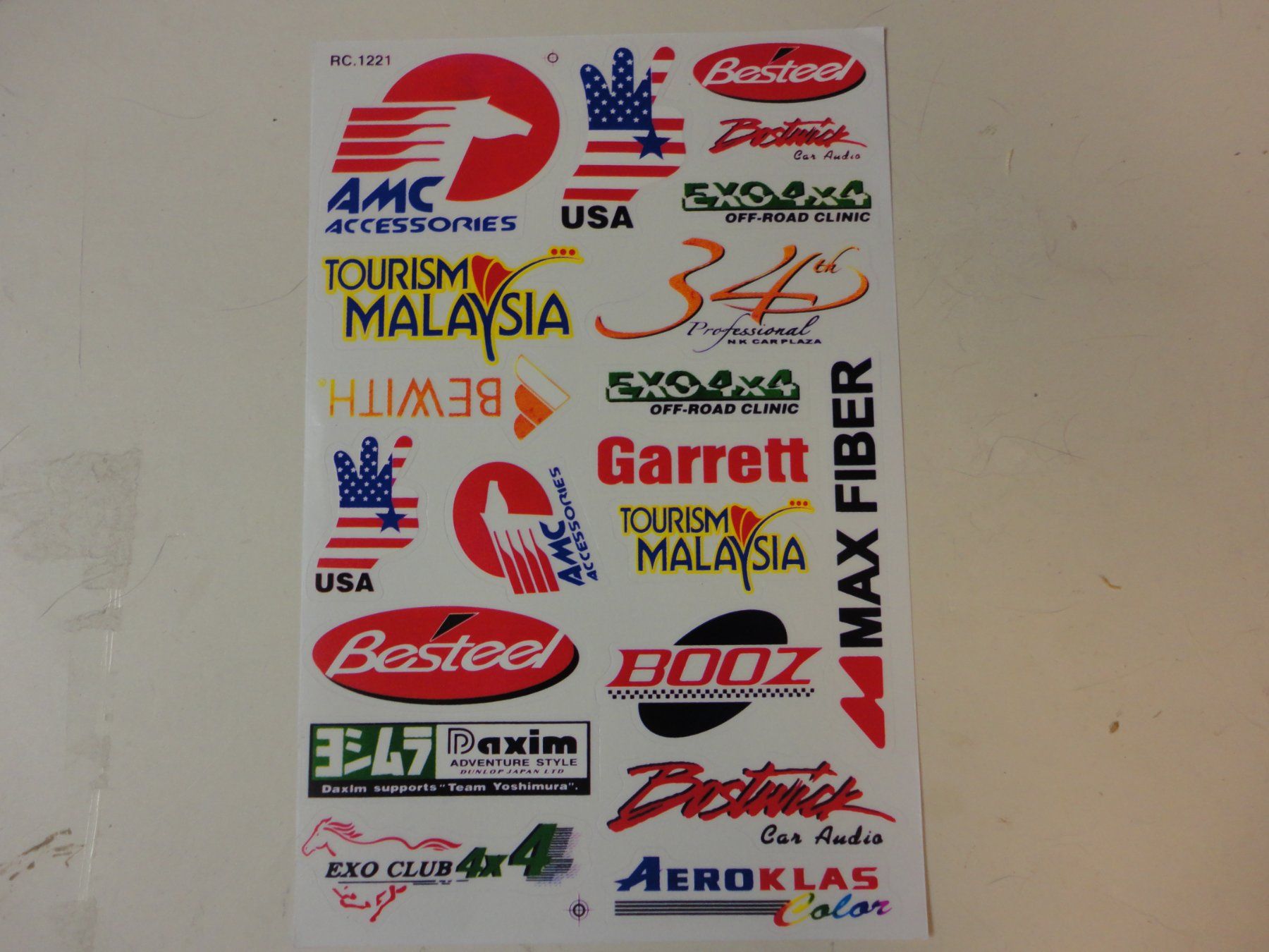 Modellismo RC: Decal für Modelle – Nuovo e nell'imballaggio originale da Horgen venduto da RcModell