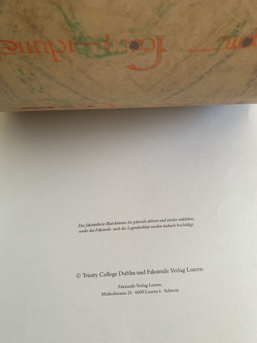 Libri: Le Livre de Kells - Portfolio de 3 Fac-similés – Usato da Posieux venduto da pha_tnd9 7