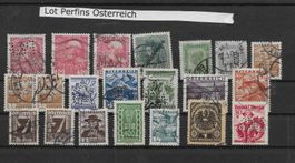 Lot Perfin Österreich