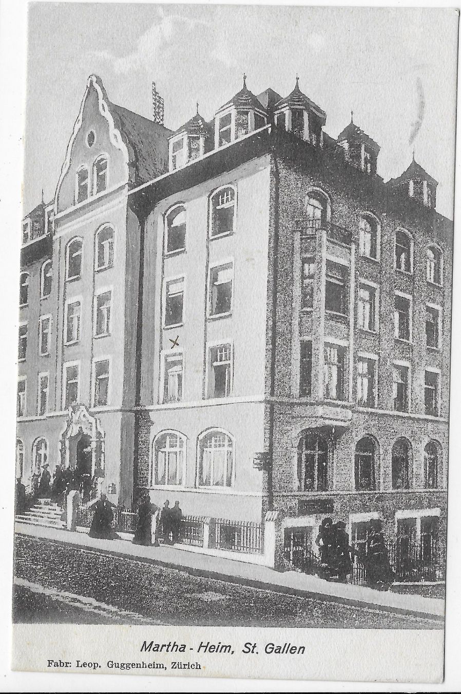 Ansichtskarten: Martha-Heim, St.Gallen – Gebraucht aus Hefenhofen von Richsalz