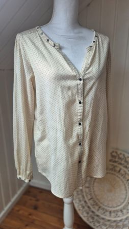 MAISON SCOTCH 🖤 🤎  langarm bluse  Grösse 2 ( M )