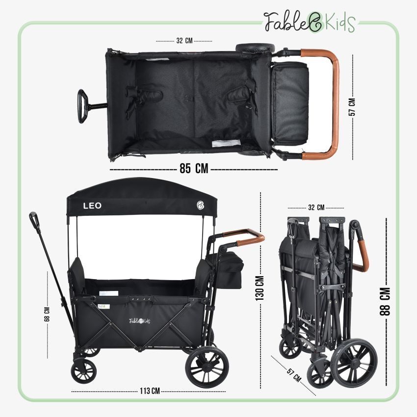 Kinderwagen: FableKids Bollerwagen LEO X2 Lite – Neu (gemäss Beschreibung) aus Nebikon von warendiscount 2