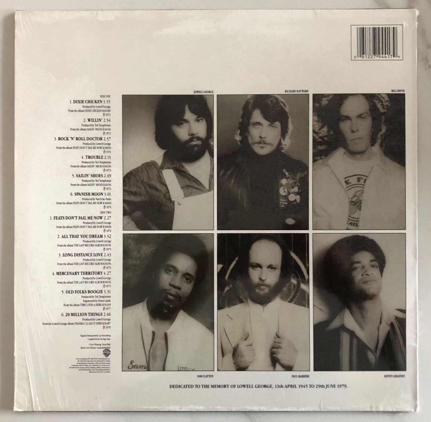 Schallplatten: LITTLE FEAT - AS TIME GOES BY – Gebraucht aus Poliez-Pittet von Newtown-Records 1