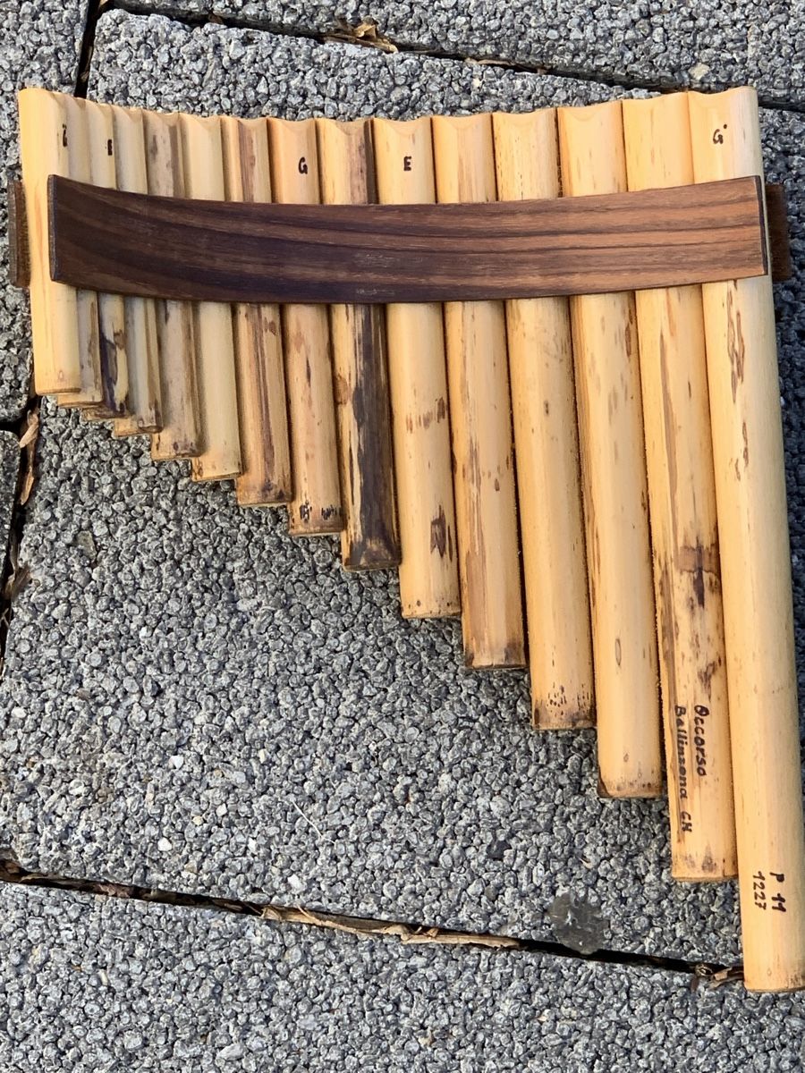 Strumenti musicali: Panflöte „Occorso“ mit 15 Pfeifen – Usato da Wangen b. Olten venduto da Finolino28 1