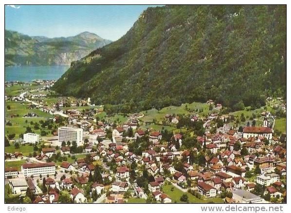 Cartoline postali: ALTDORF - MIT DEM FLUGZEUG ÜBER... ALTDORF – Usato da Lutry venduto da Ediego