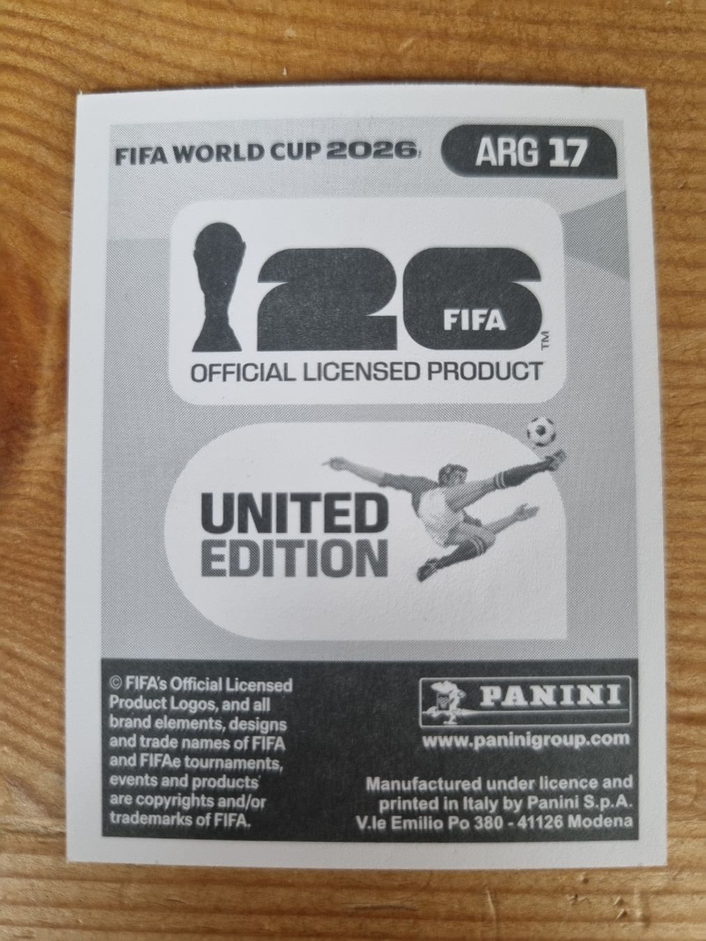 Panini Sammelbilder & Trading cards: WM 2026, Paninibild – Neu (gemäss Beschreibung) aus Meilen von Oxygenion 1