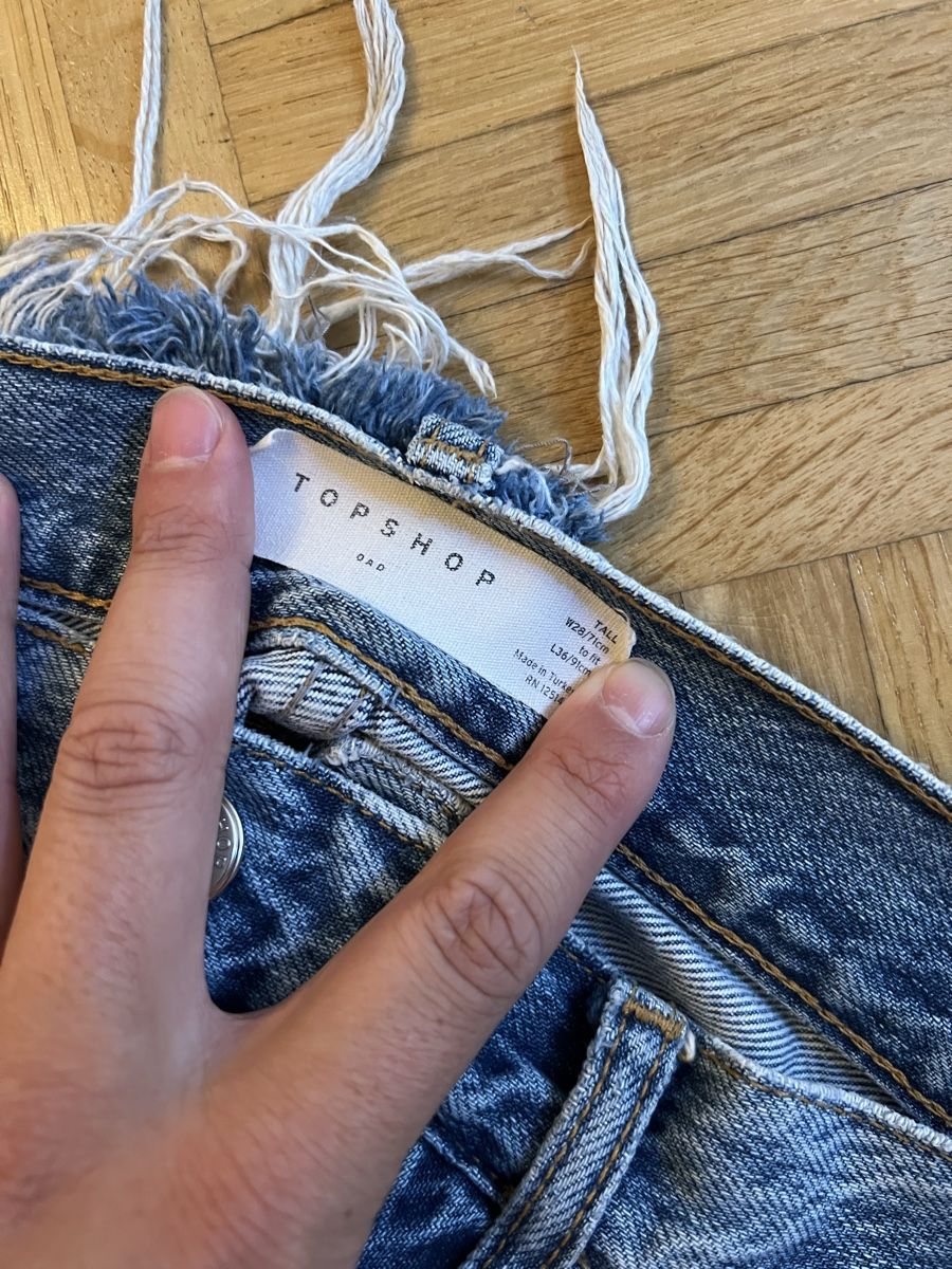 Topshop Jeans: Jeans TOPSHOP blau Grösse 38 – Gebraucht aus Zürich von sop_xbd7 7