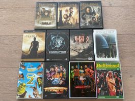 11 Stk. DVD's (einige Doppel-DVD's) verschiedener Genres