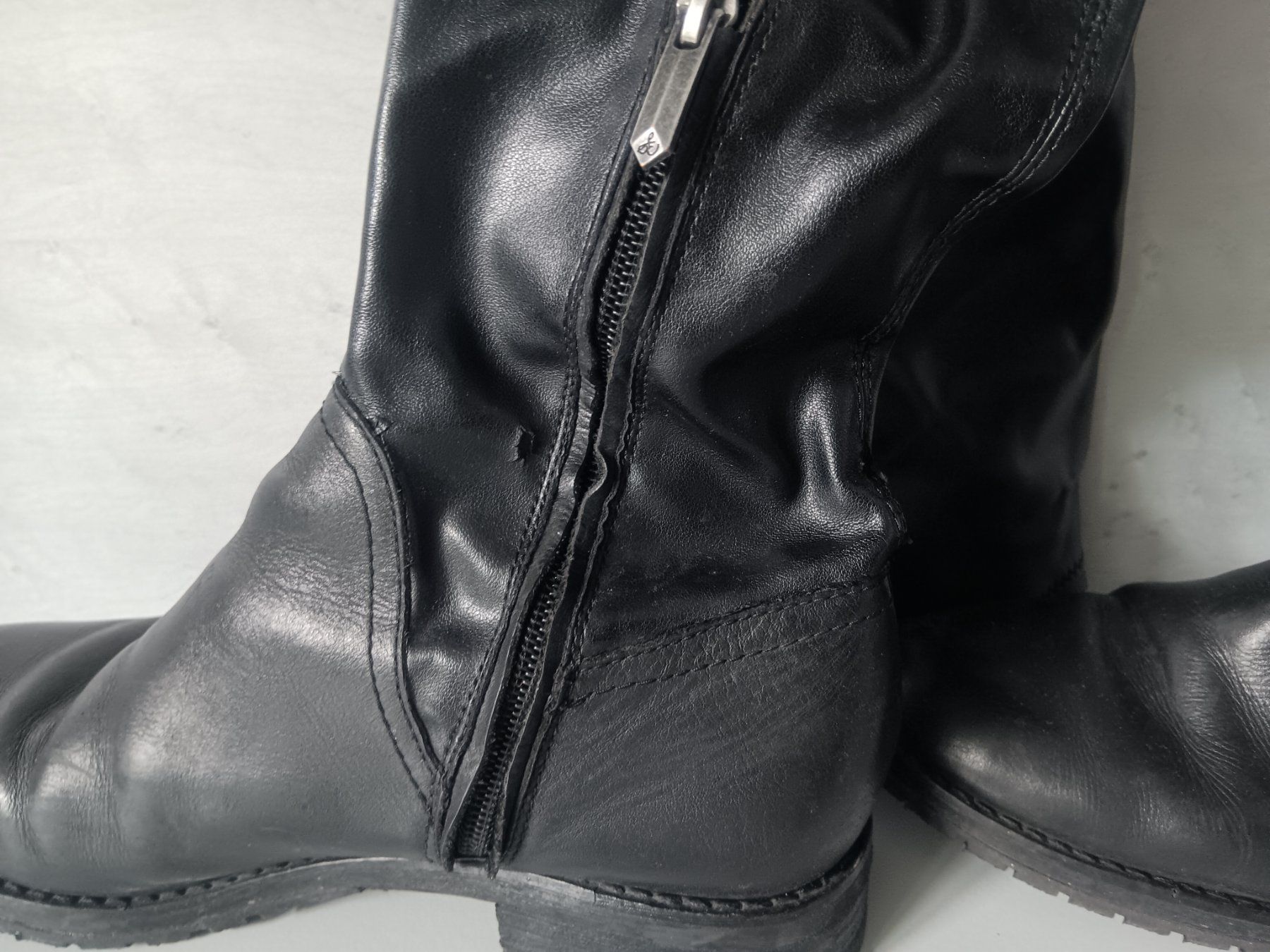 Herrenschuhe: Stivali in pelle neri – Gebraucht aus Rüschlikon von FranSca 4