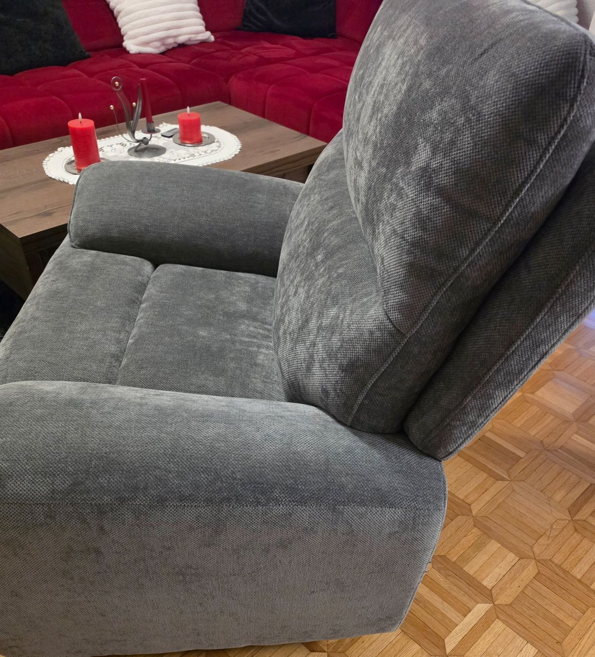 Conforama Poltrone: Sessel grau Stoff guter Zustand – Usato da Volketswil venduto da Marchuber92 1