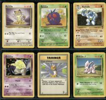 Vintage Pokémon Karten Base-Set 2 EN 2000 Lot of 6