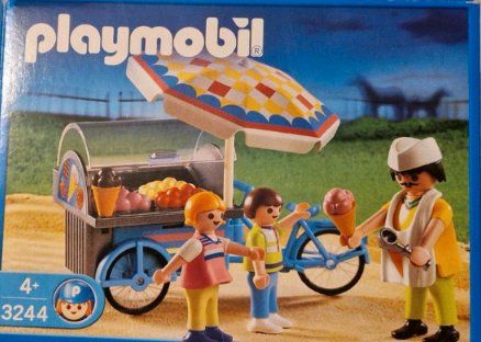 Playmobil 3244 vendeur de voitures de glace ovp (2