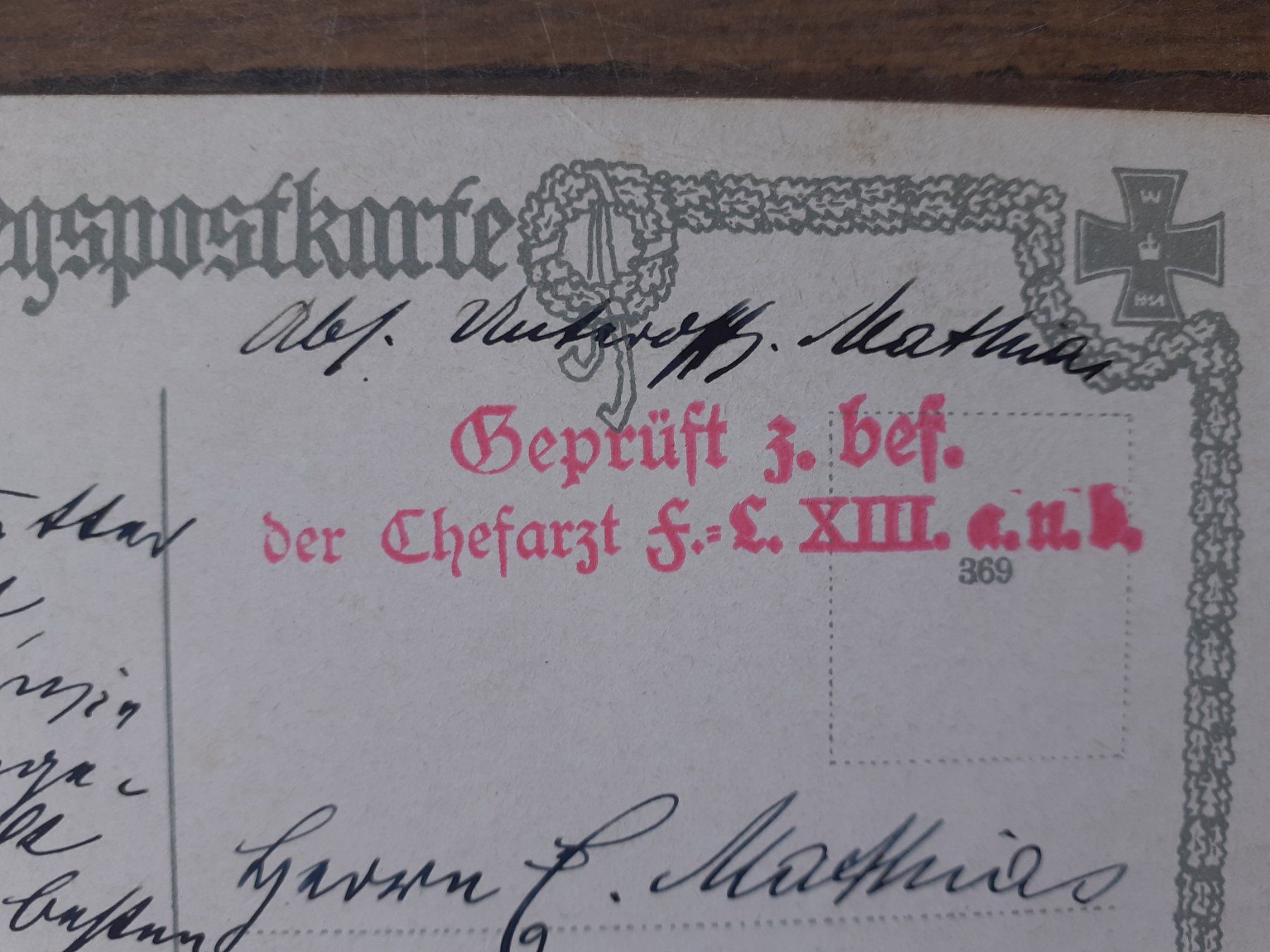 Cartoline postali: Ansichtskarte 1. Weltkrieg "Maschinengewehrkompanie" – Usato da Mörschwil venduto da aik_x8mc 2