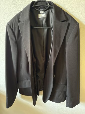 Schwarzer Blazer von Jürgen Michaelssen, Gr. 48, Top! (47)