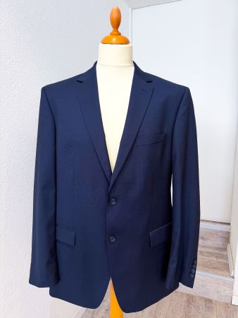 Atelier Torino Sakko Gr. 50 Navy Tollegno 1900 Super 100’s